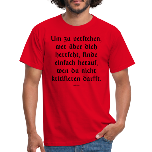 T-Shirt - Voltaire - red