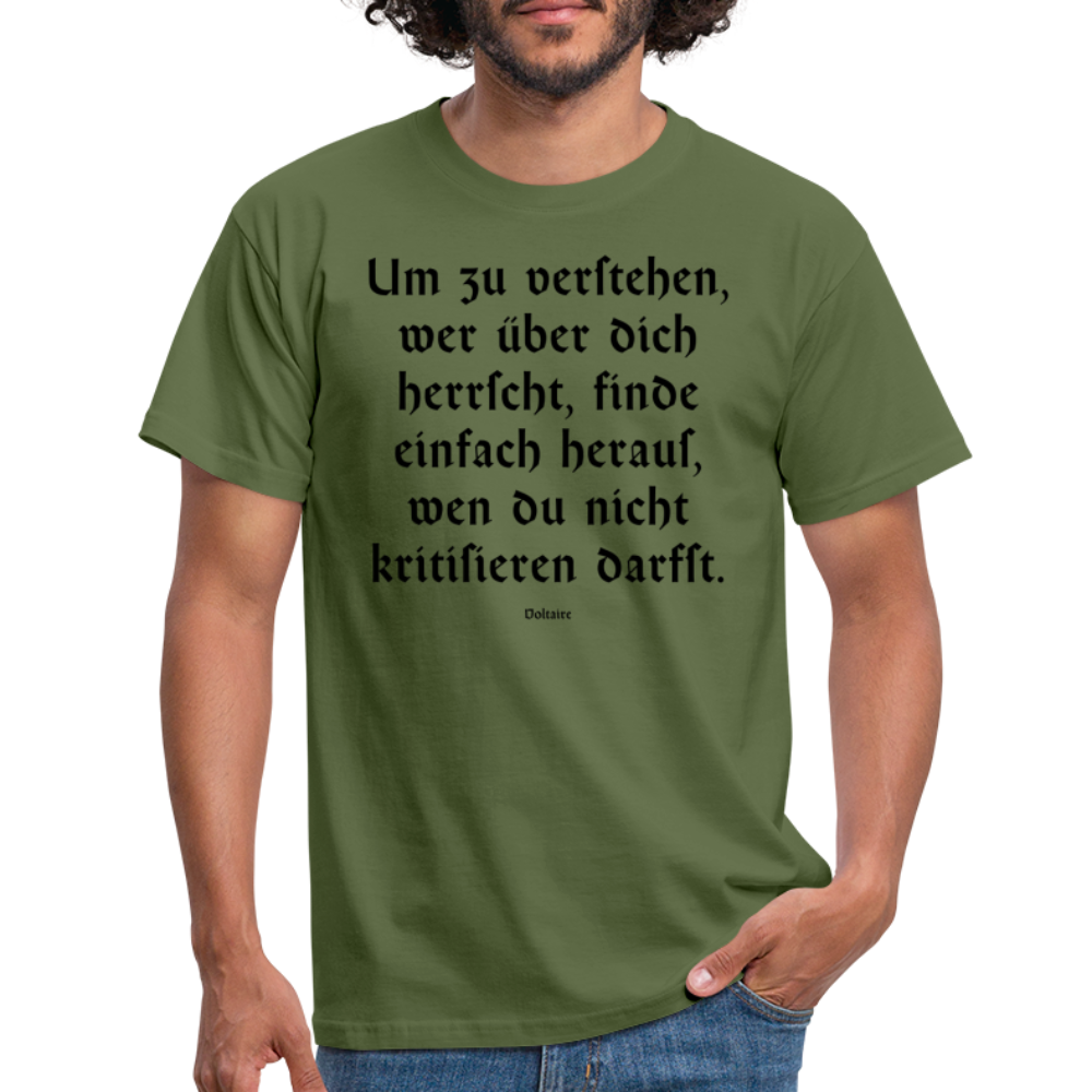 T-Shirt - Voltaire - military green