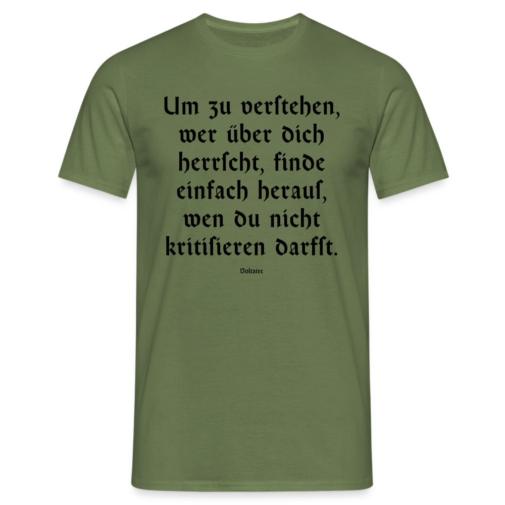 T-Shirt - Voltaire - military green