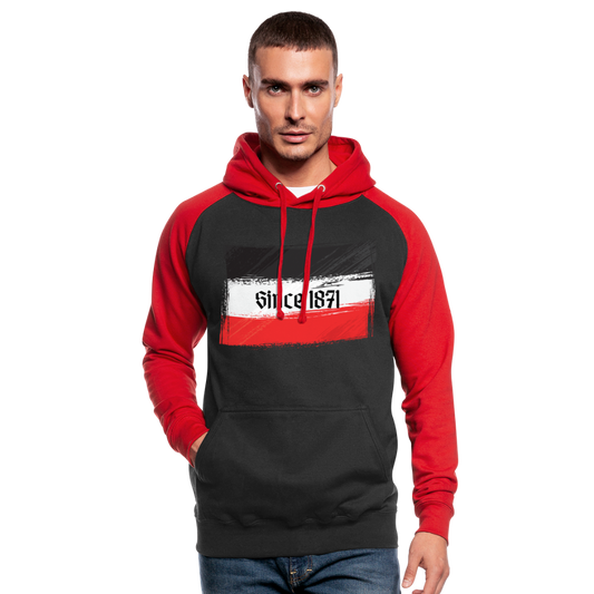 Hoodie - Since 1871 - black/red