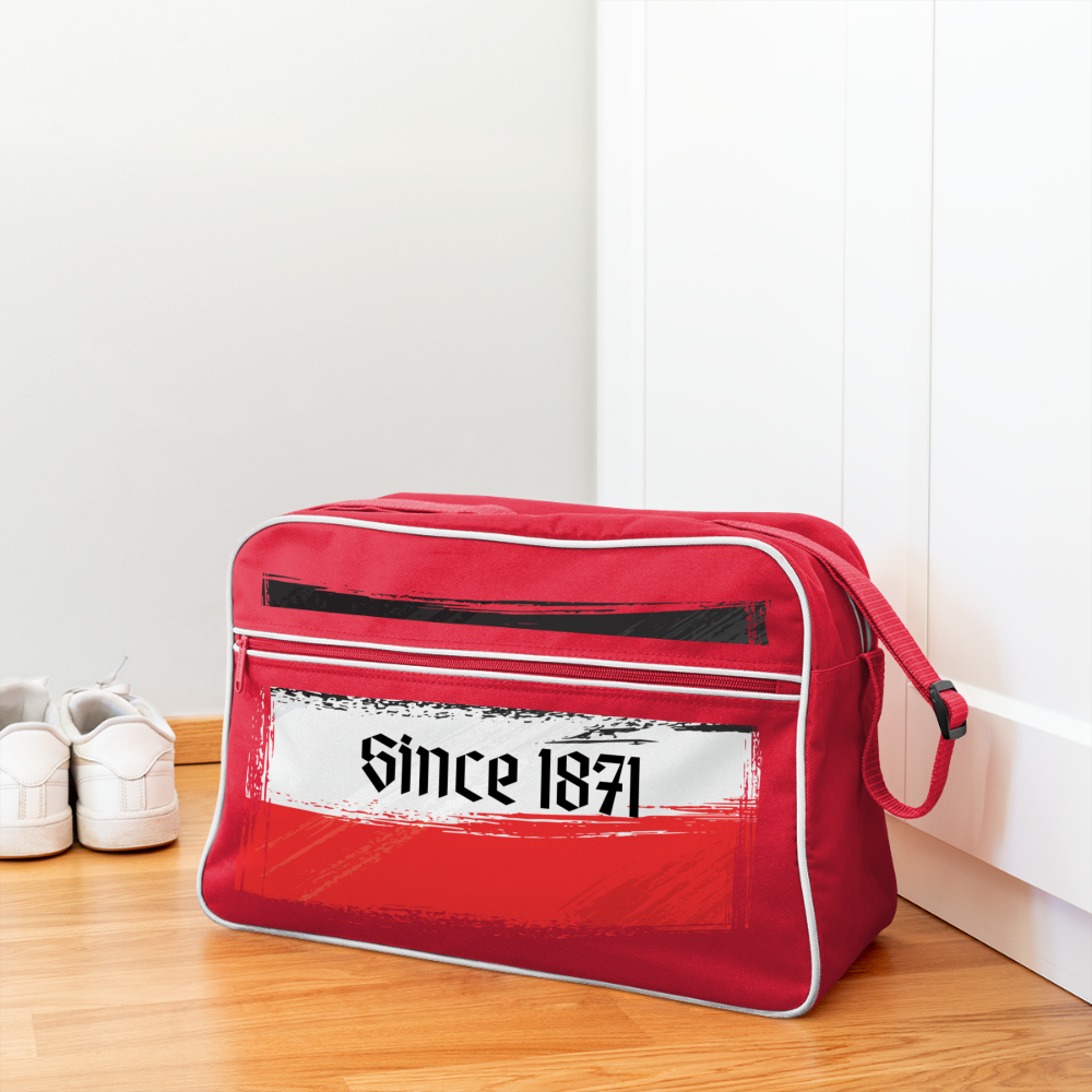 Retro Tasche - Since 1871 - Rot/Weiß