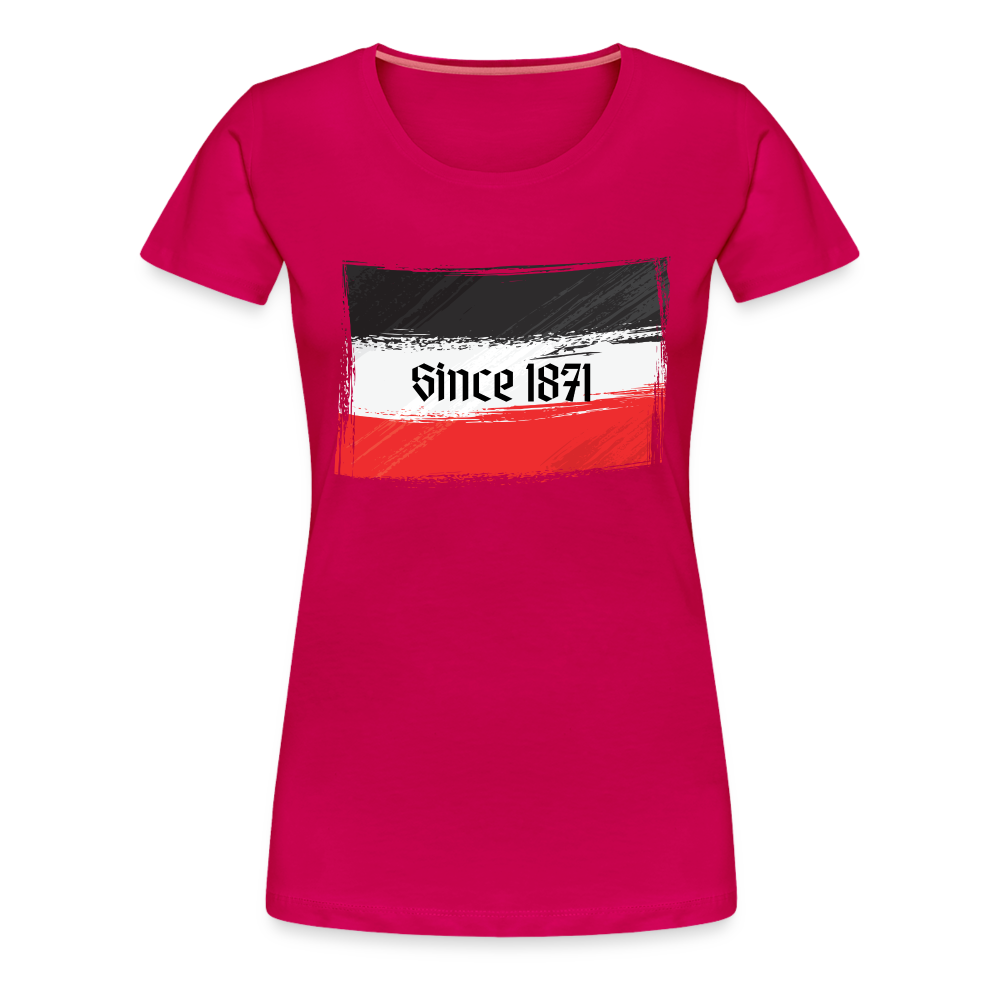 Frauen Premium T-Shirt -  Since 1871 - dunkles Pink