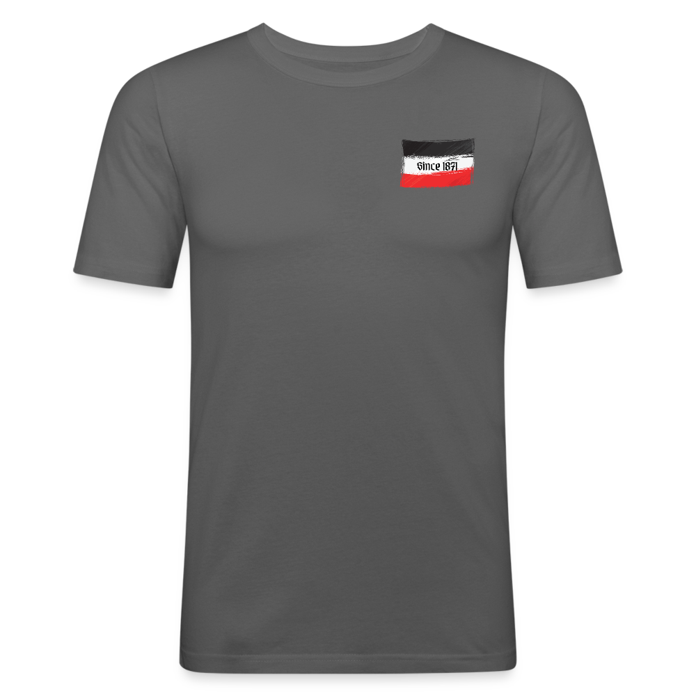 Männer Slim Fit T-Shirt 1871 - Graphite