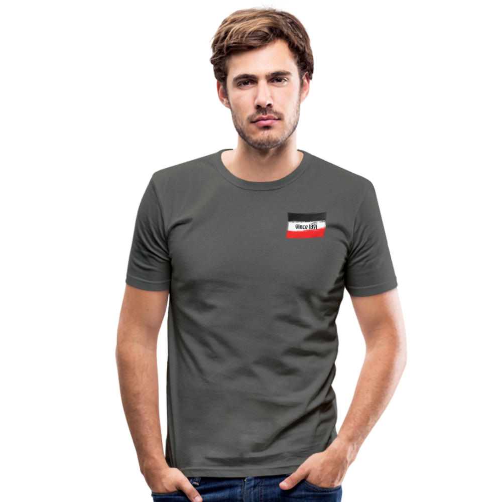 Männer Slim Fit T-Shirt 1871 - Graphite