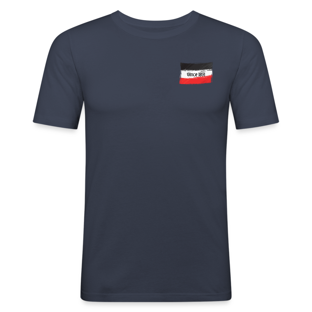 Männer Slim Fit T-Shirt 1871 - Navy