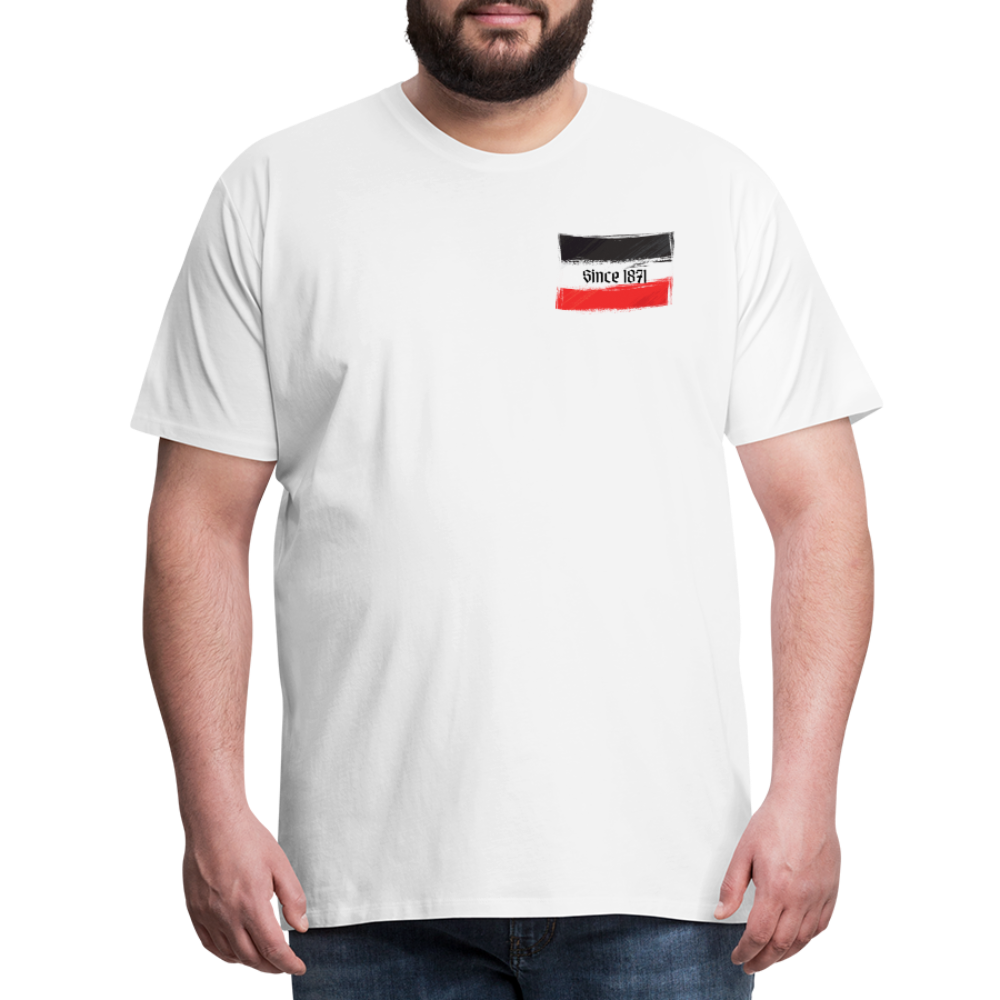 Männer Premium T-Shirt Q - weiß