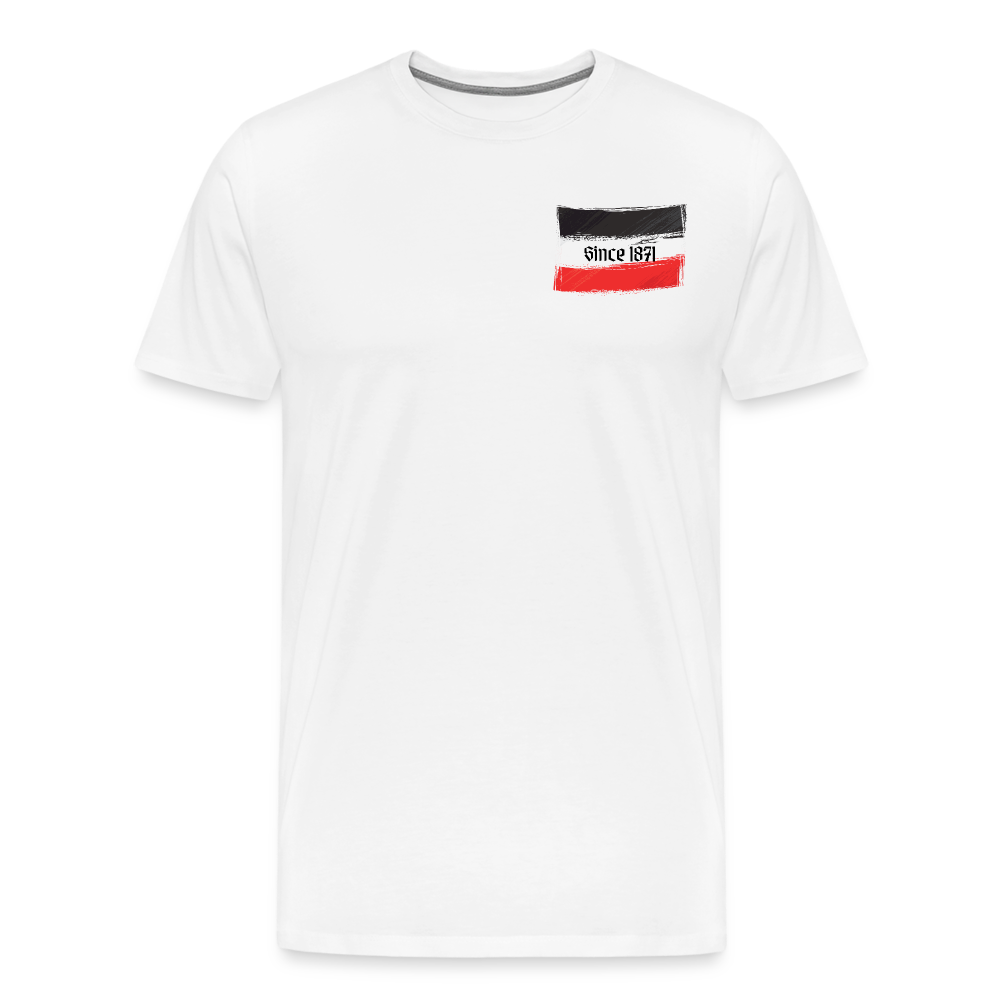 Männer Premium T-Shirt Q - weiß