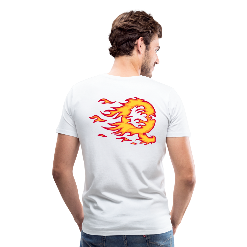 Männer Premium T-Shirt Q - weiß