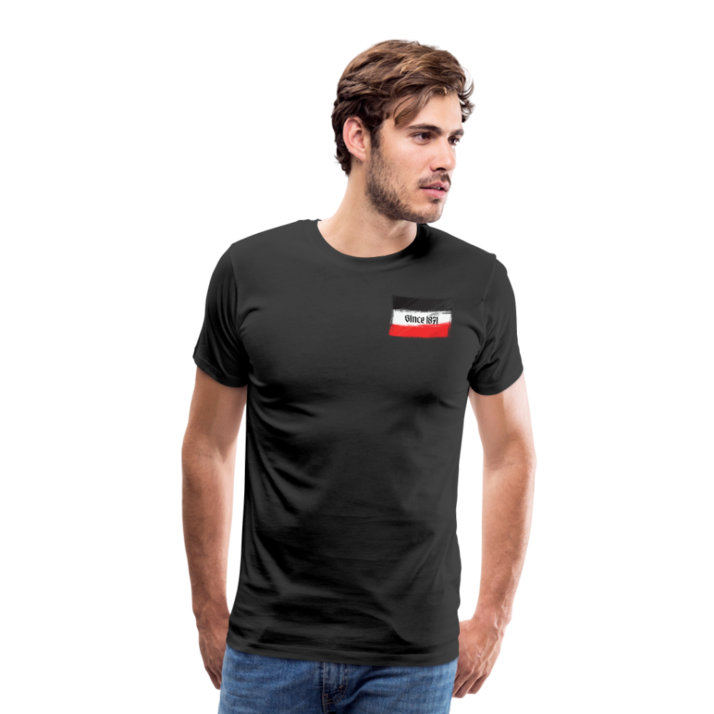 Männer Premium T-Shirt Q - Schwarz