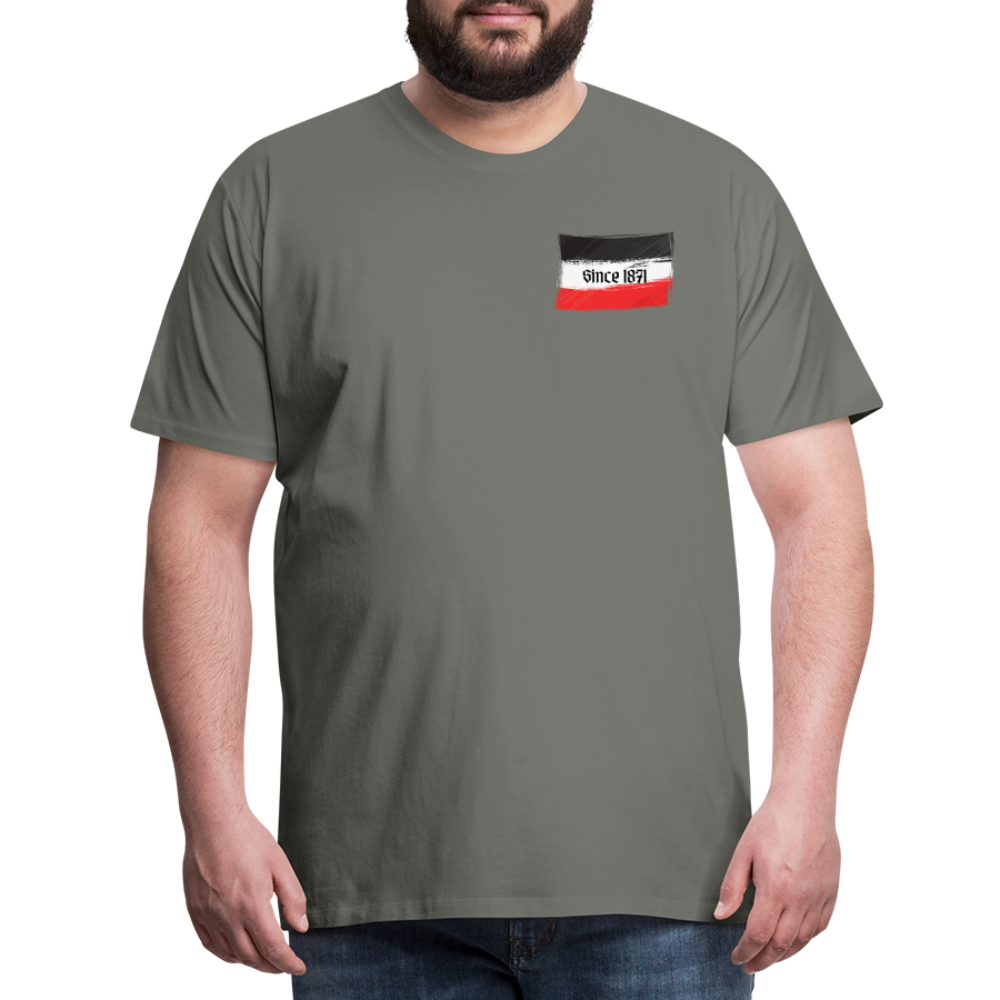 Männer Premium T-Shirt Q - Asphalt