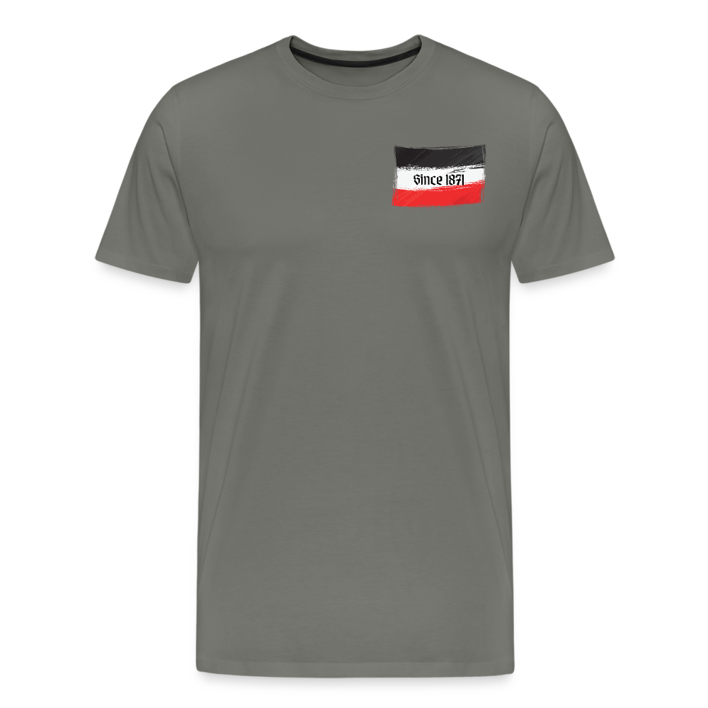 Männer Premium T-Shirt Q - Asphalt