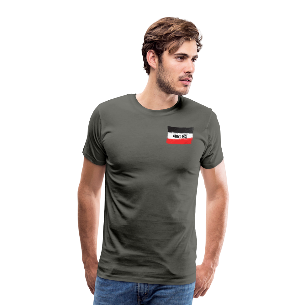 Männer Premium T-Shirt Q - Asphalt