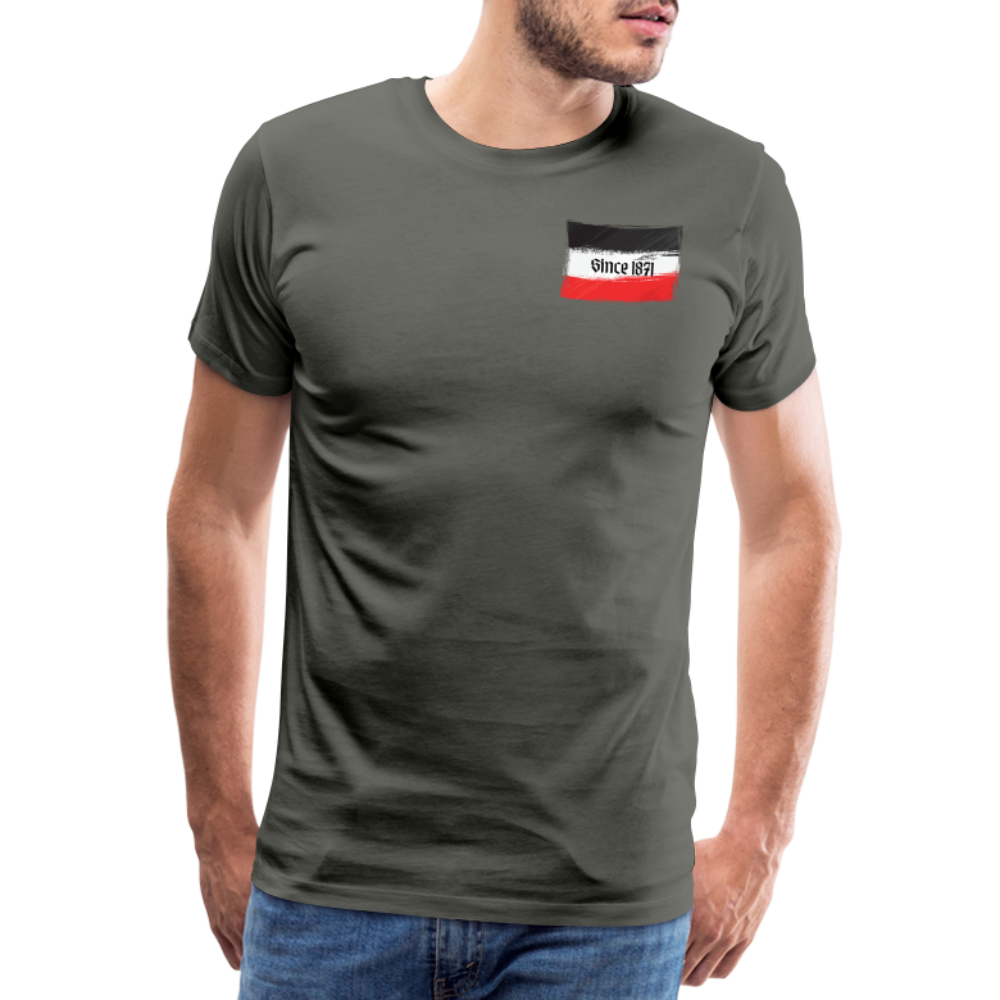 Männer Premium T-Shirt Q - Asphalt