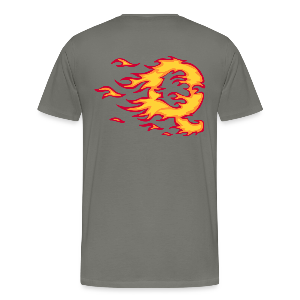 Männer Premium T-Shirt Q - Asphalt