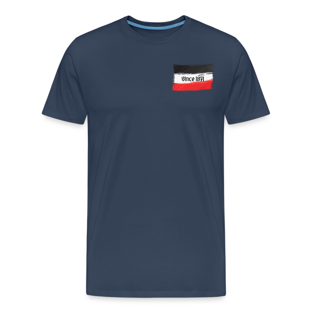 Männer Premium T-Shirt Q - Navy