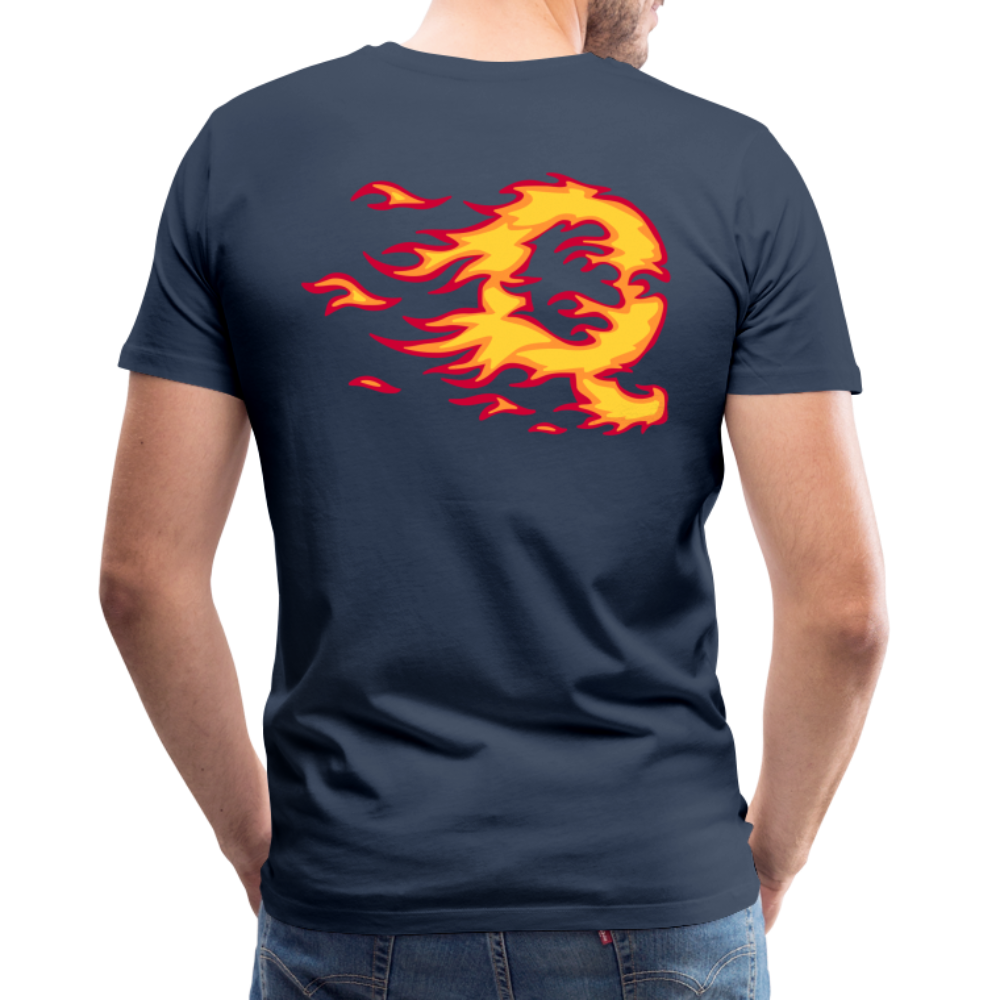 Männer Premium T-Shirt Q - Navy