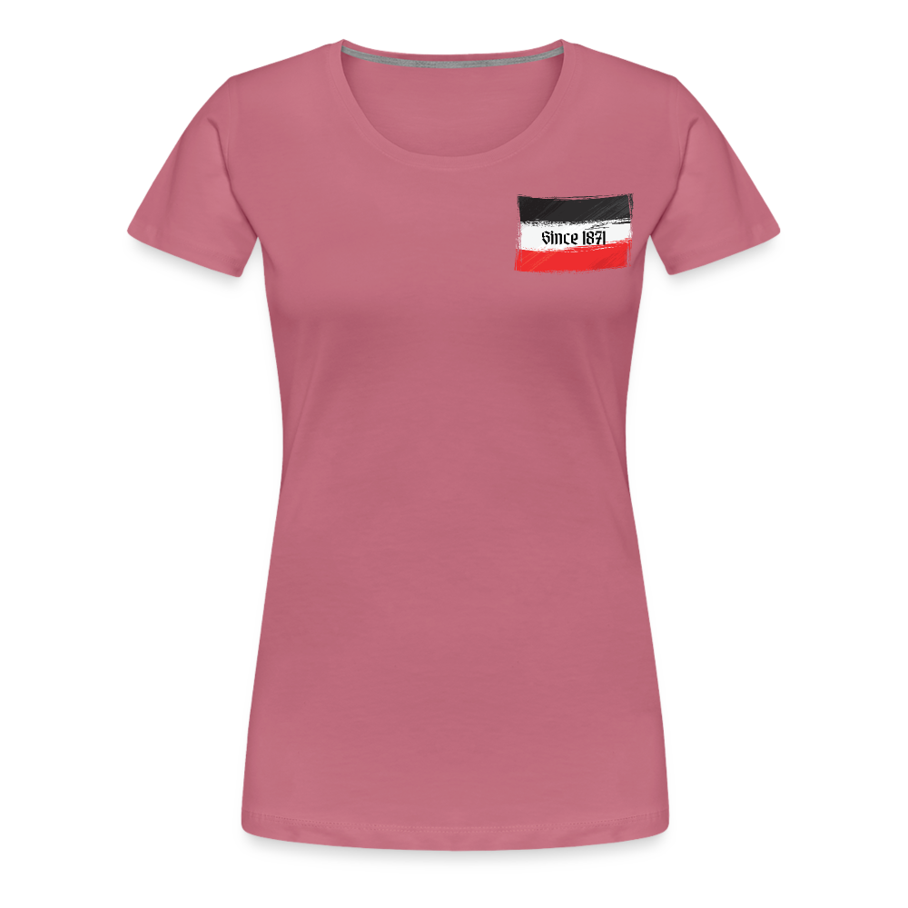 Frauen Premium T-Shirt Q - Malve