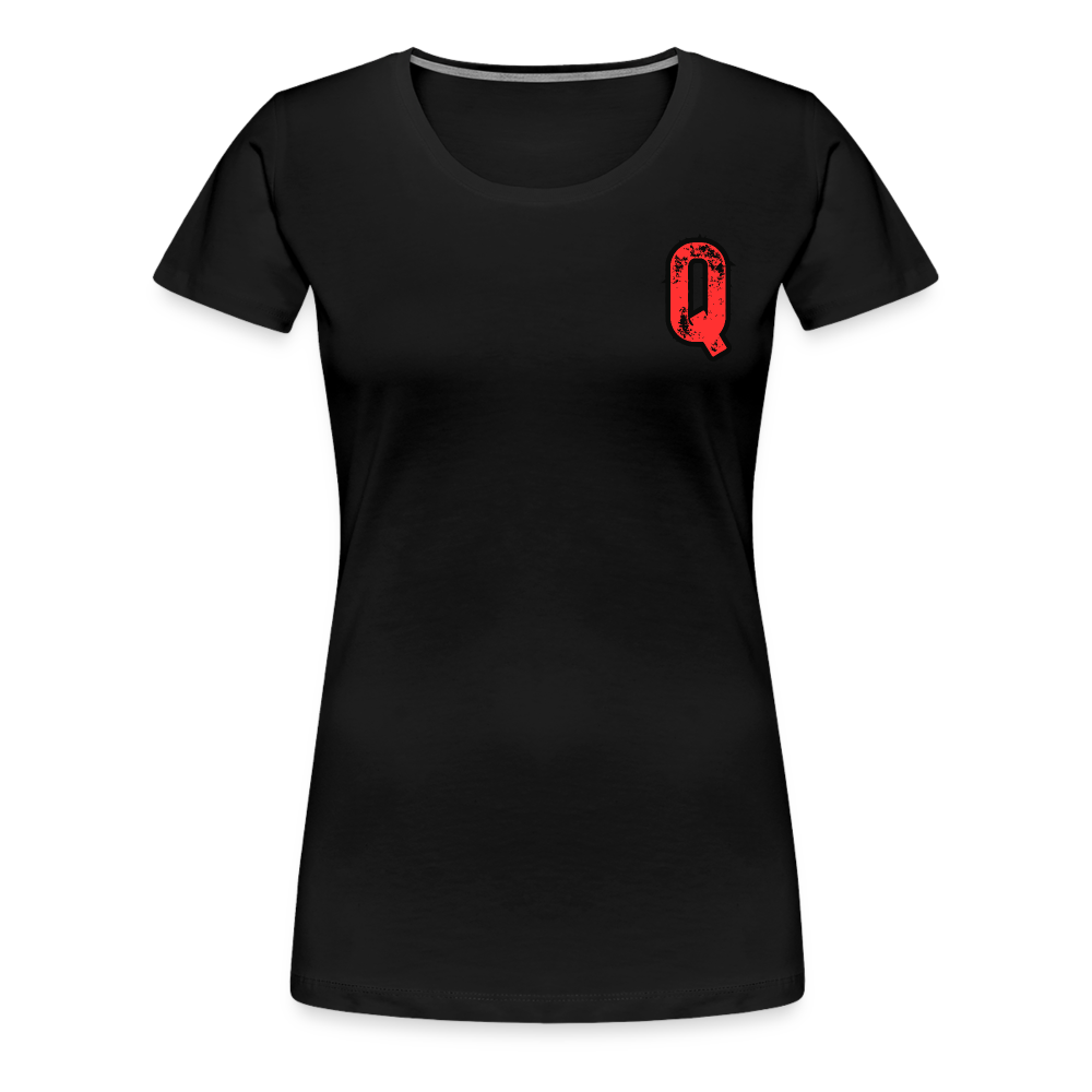 Frauen Premium T-Shirt Q17 - Schwarz