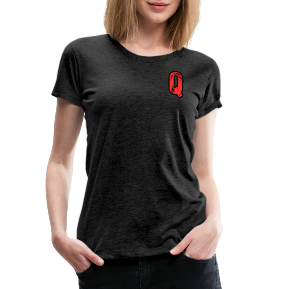 Frauen Premium T-Shirt Q17 - Anthrazit