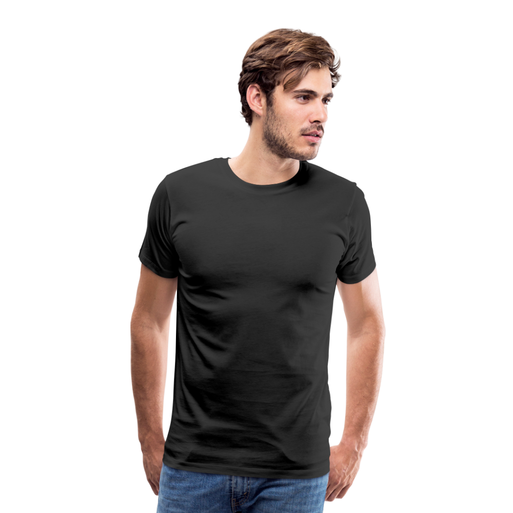 Männer Premium T-Shirt Q17 - Schwarz