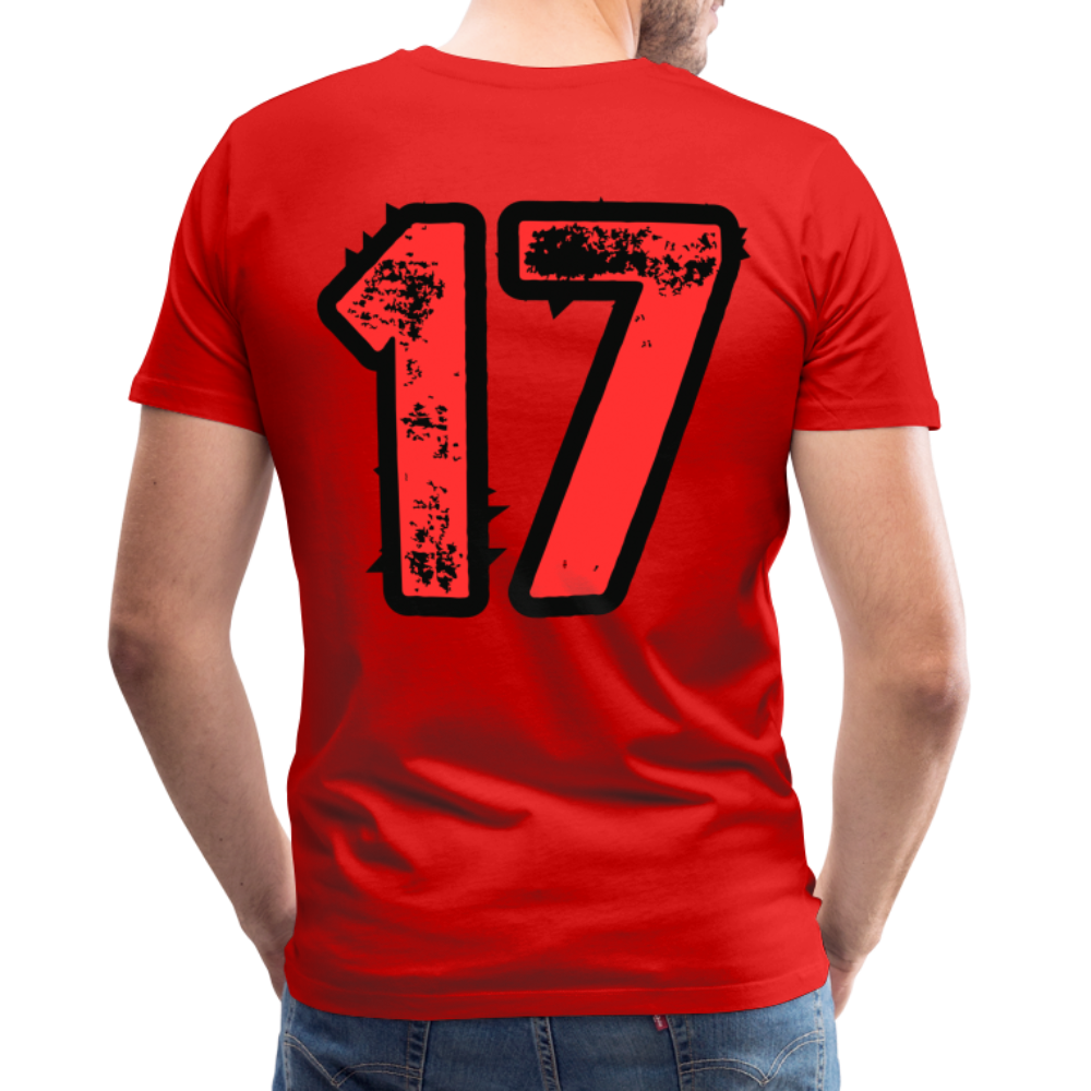 Männer Premium T-Shirt 1871 & 17 - Rot