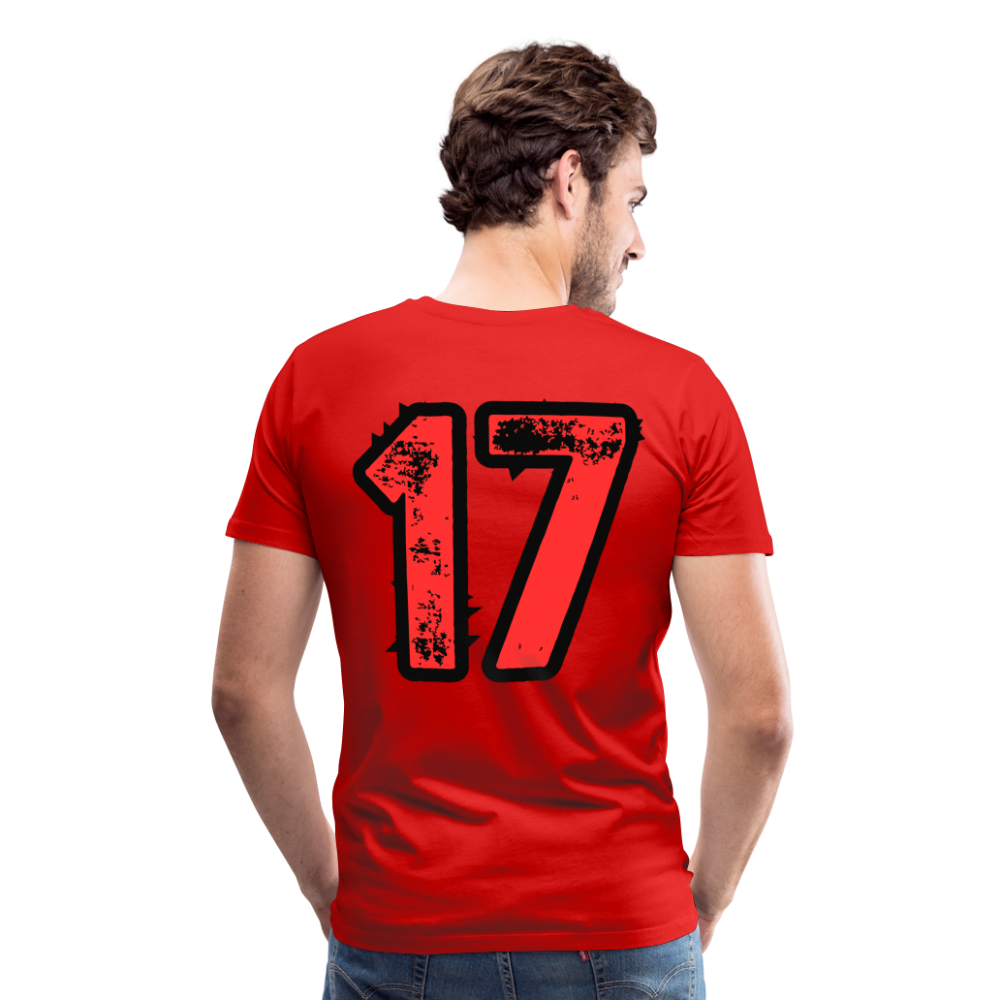 Männer Premium T-Shirt 1871 & 17 - Rot