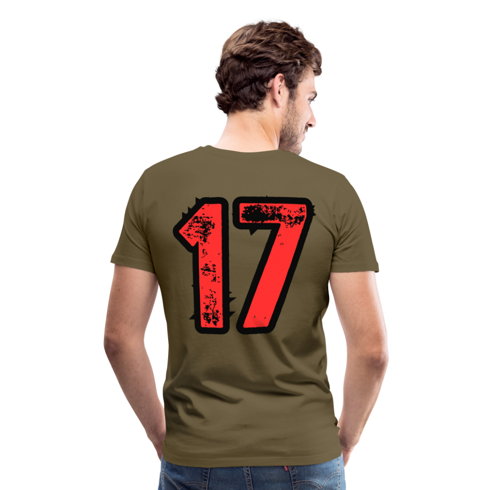 Männer Premium T-Shirt 1871 & 17 - Khaki