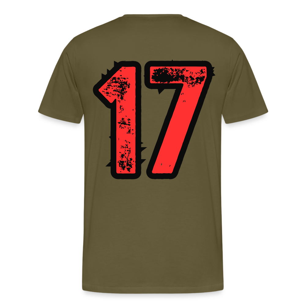 Männer Premium T-Shirt 1871 & 17 - Khaki