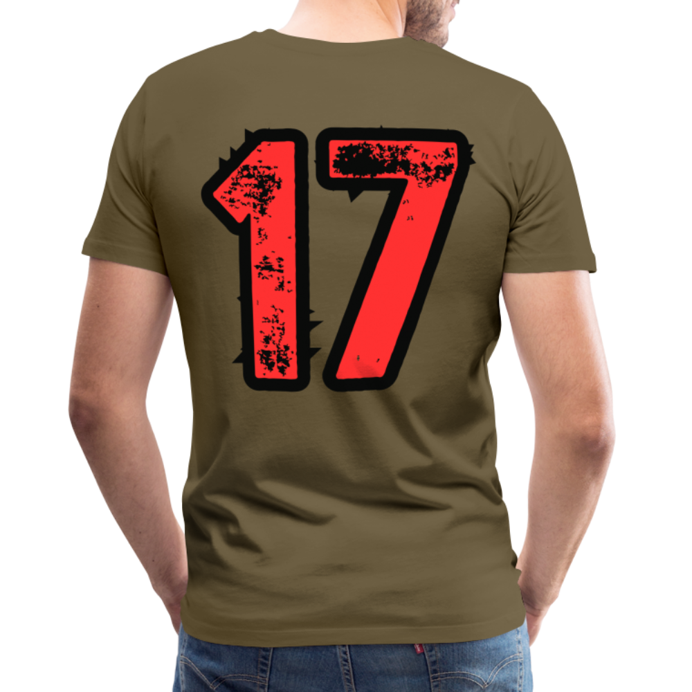 Männer Premium T-Shirt 1871 & 17 - Khaki