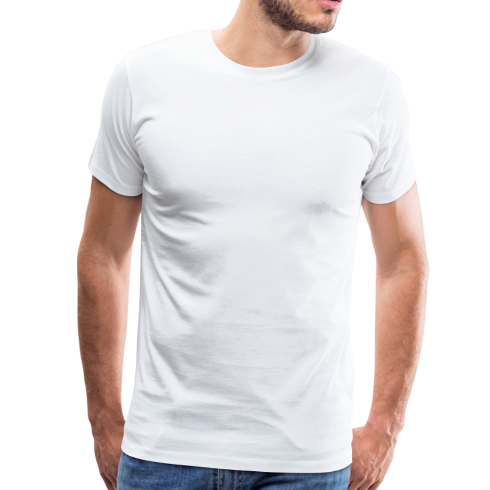 Männer Premium T-Shirt Q 17 light - weiß