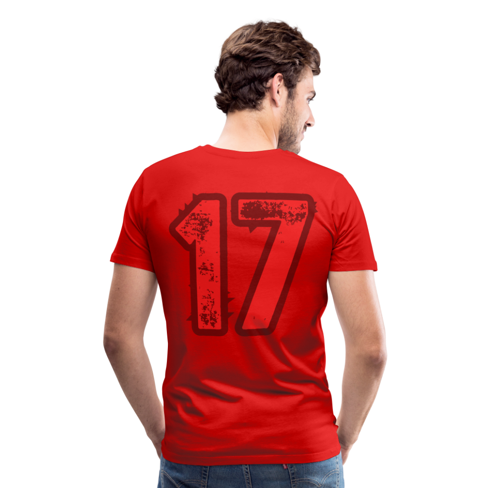 Männer Premium T-Shirt Q 17 light - Rot