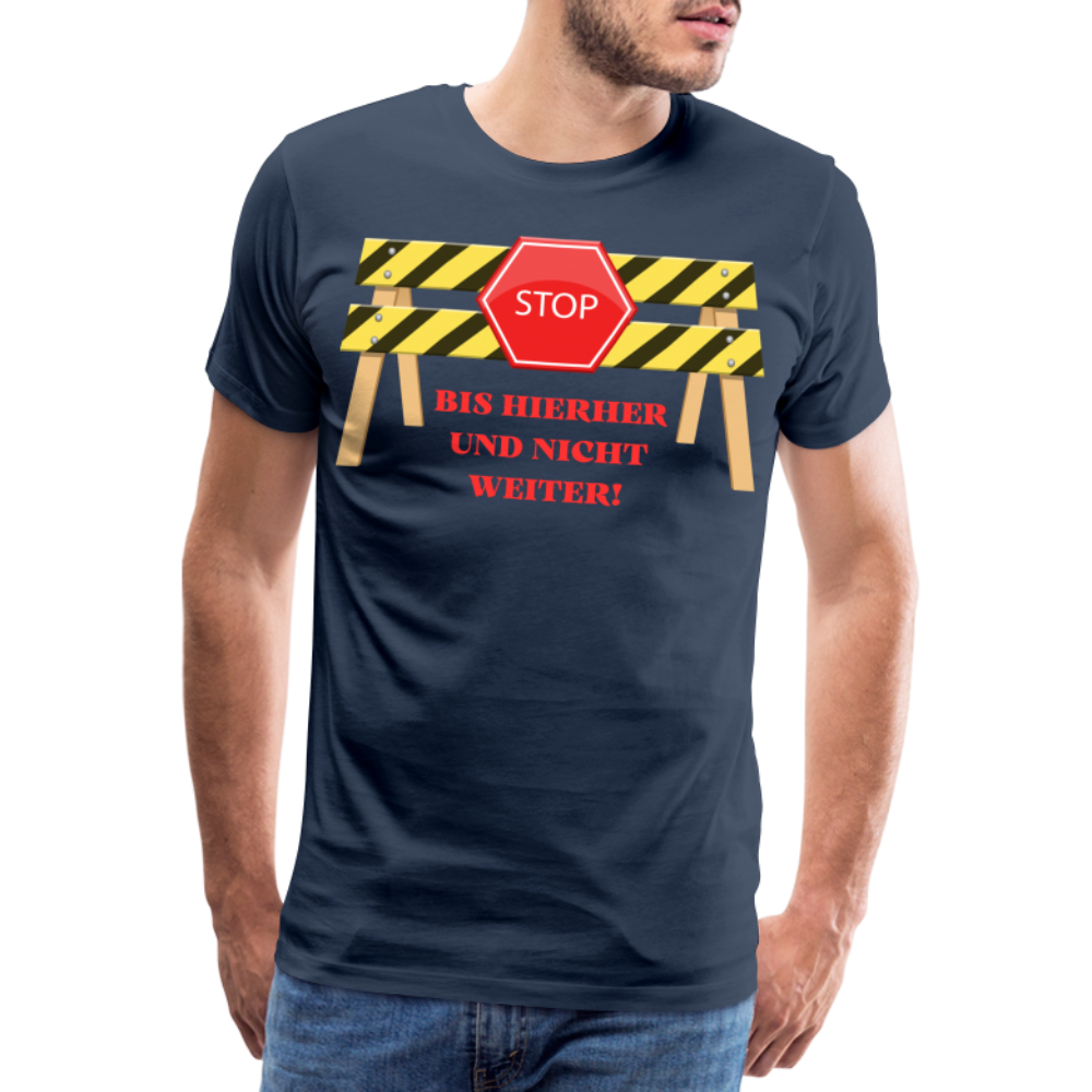 Männer Premium T-Shirt Handwerker - Navy