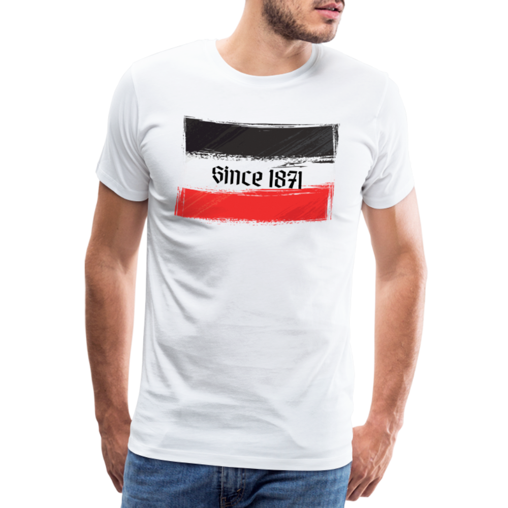 Männer Premium T-Shirt Since 1871 Q - weiß