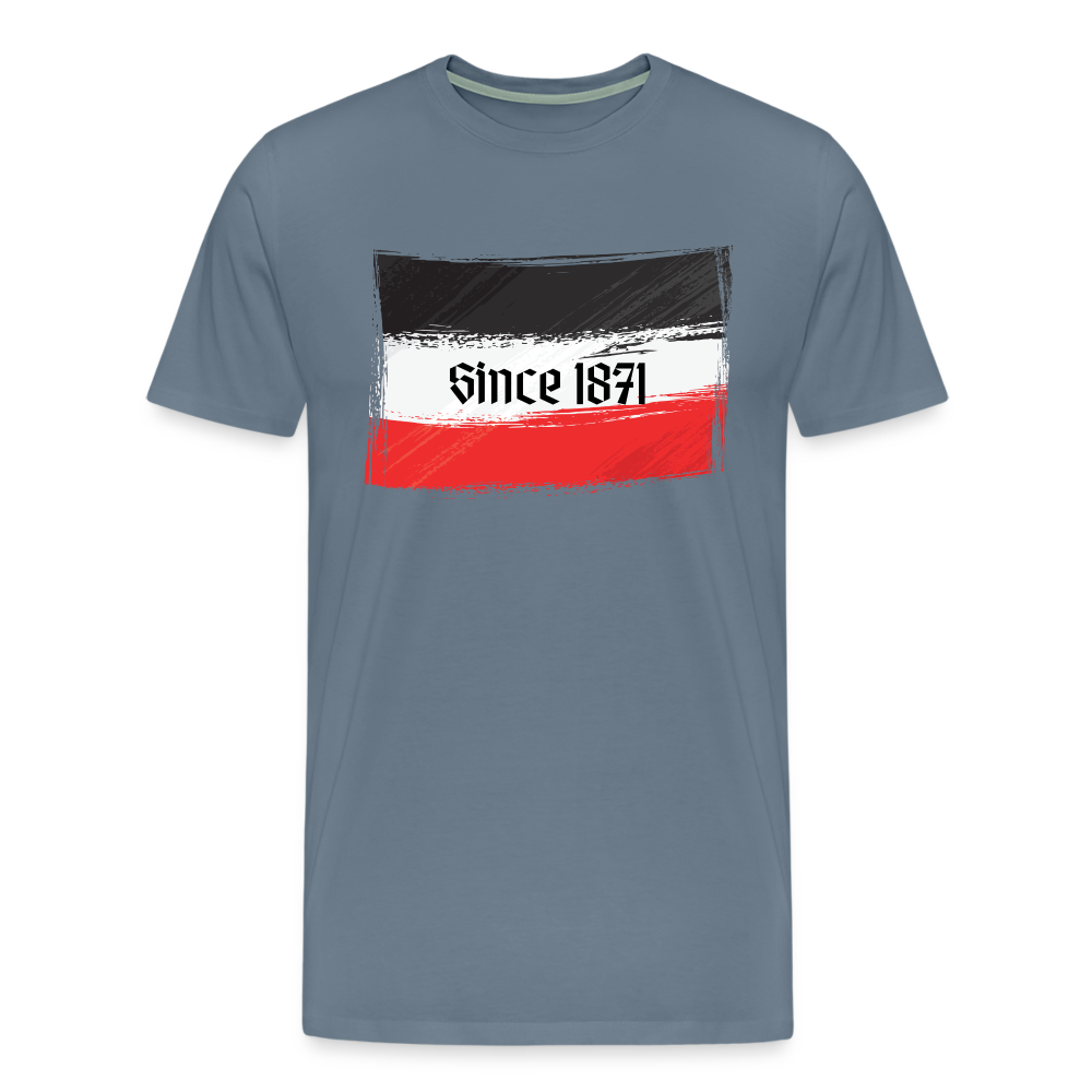 Männer Premium T-Shirt Since 1871 Q - Blaugrau