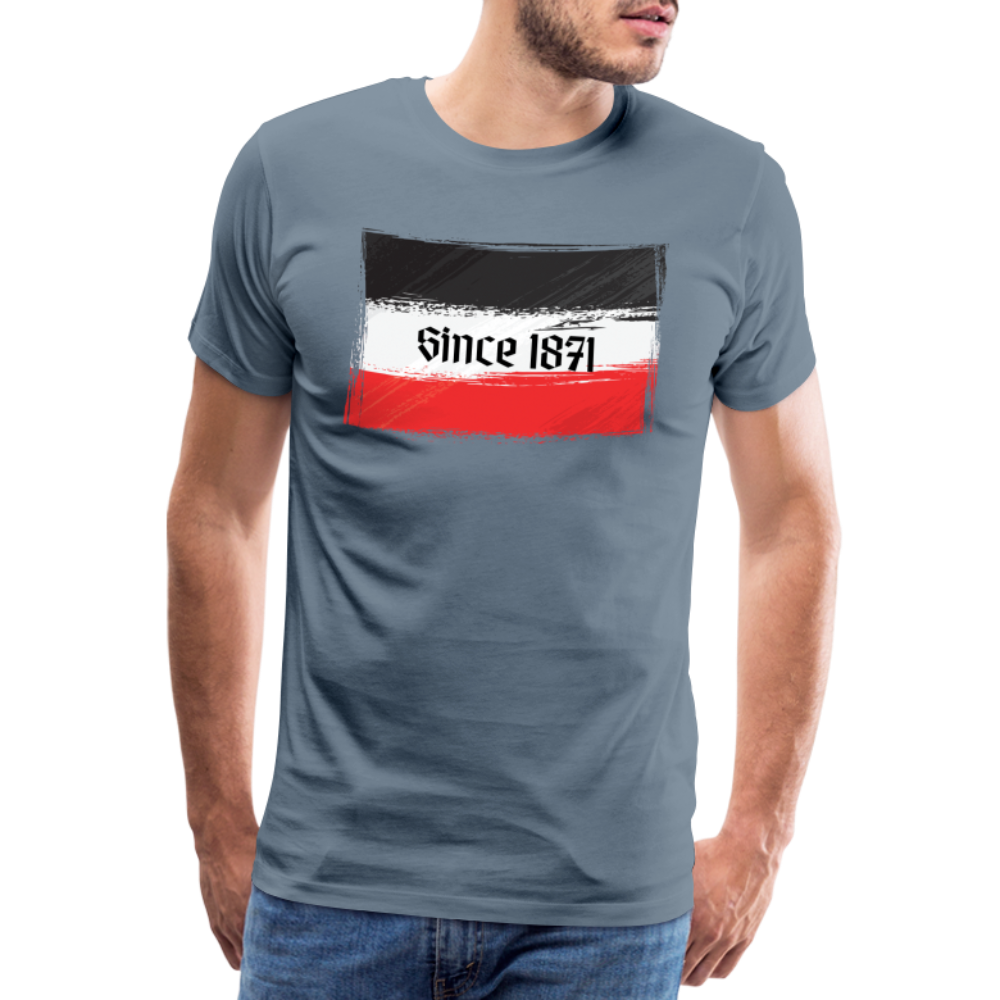 Männer Premium T-Shirt Since 1871 Q - Blaugrau