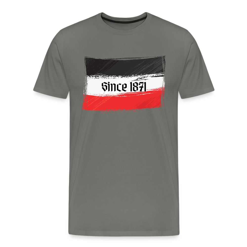 Männer Premium T-Shirt Since 1871 Q - Asphalt