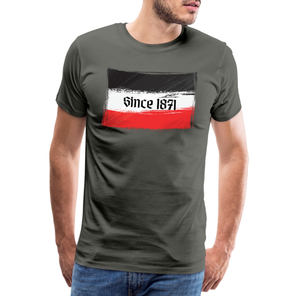 Männer Premium T-Shirt Since 1871 Q - Asphalt