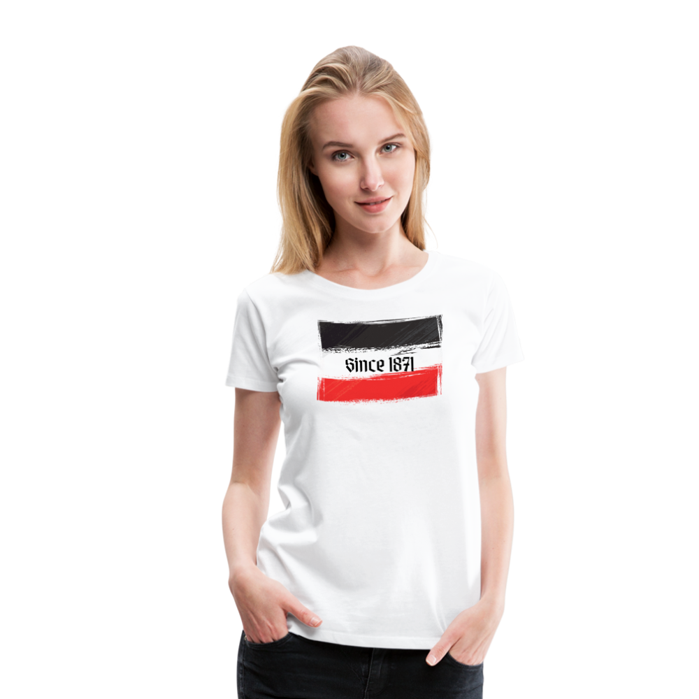 Frauen Premium T-Shirt Since 1871 Q - weiß