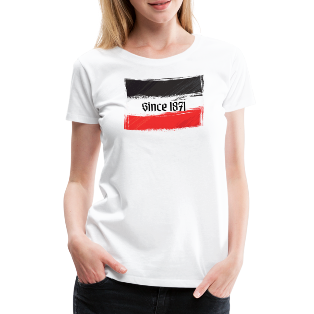 Frauen Premium T-Shirt Since 1871 Q - weiß