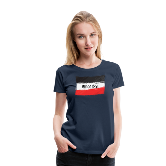 Frauen Premium T-Shirt Since 1871 Q - Navy