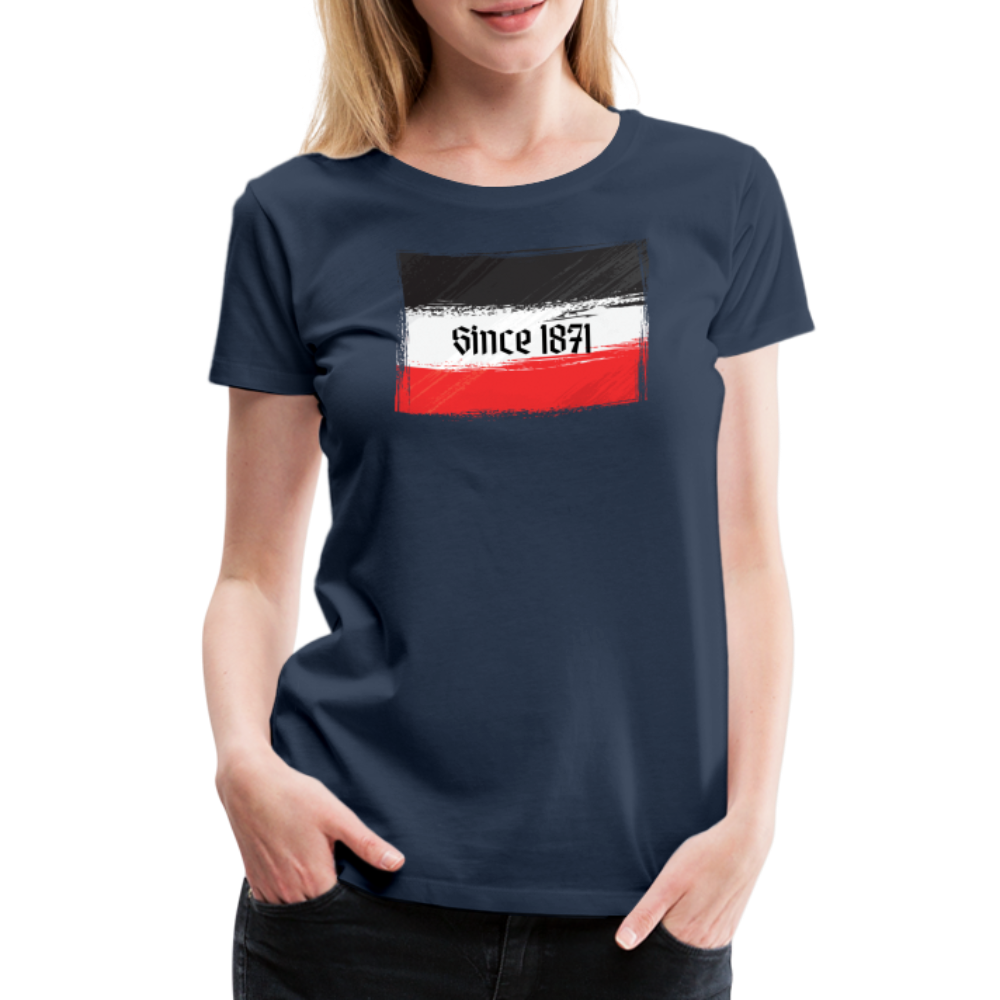 Frauen Premium T-Shirt Since 1871 Q - Navy