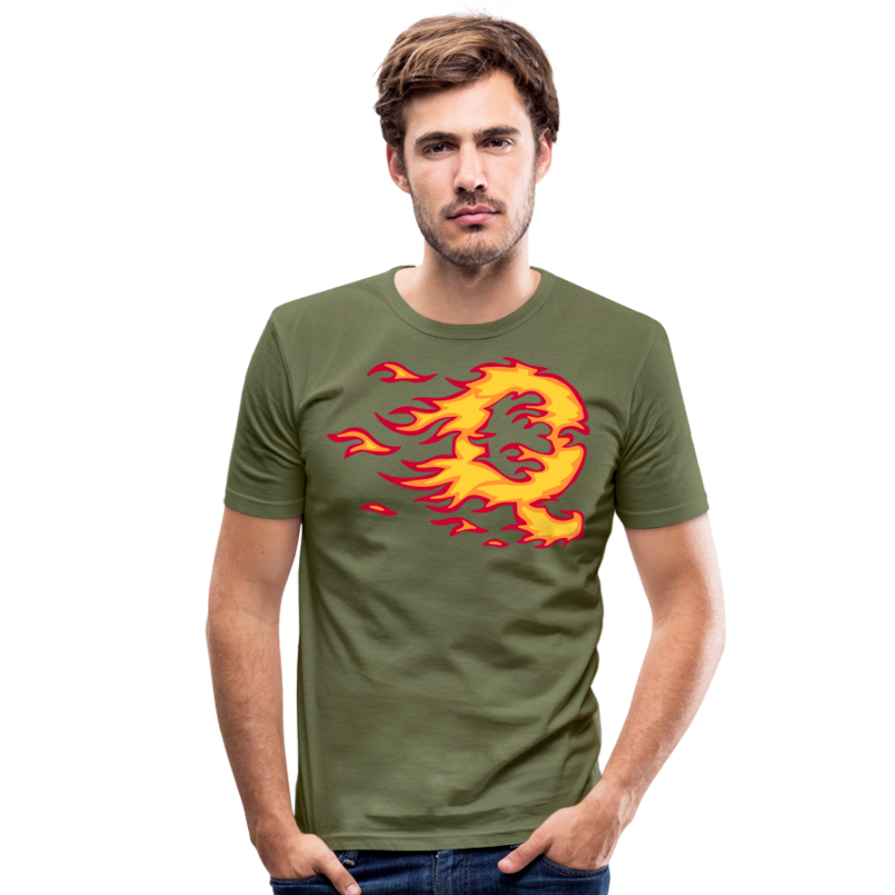 Männer Slim Fit T-Shirt The great Awakening - khaki Grün