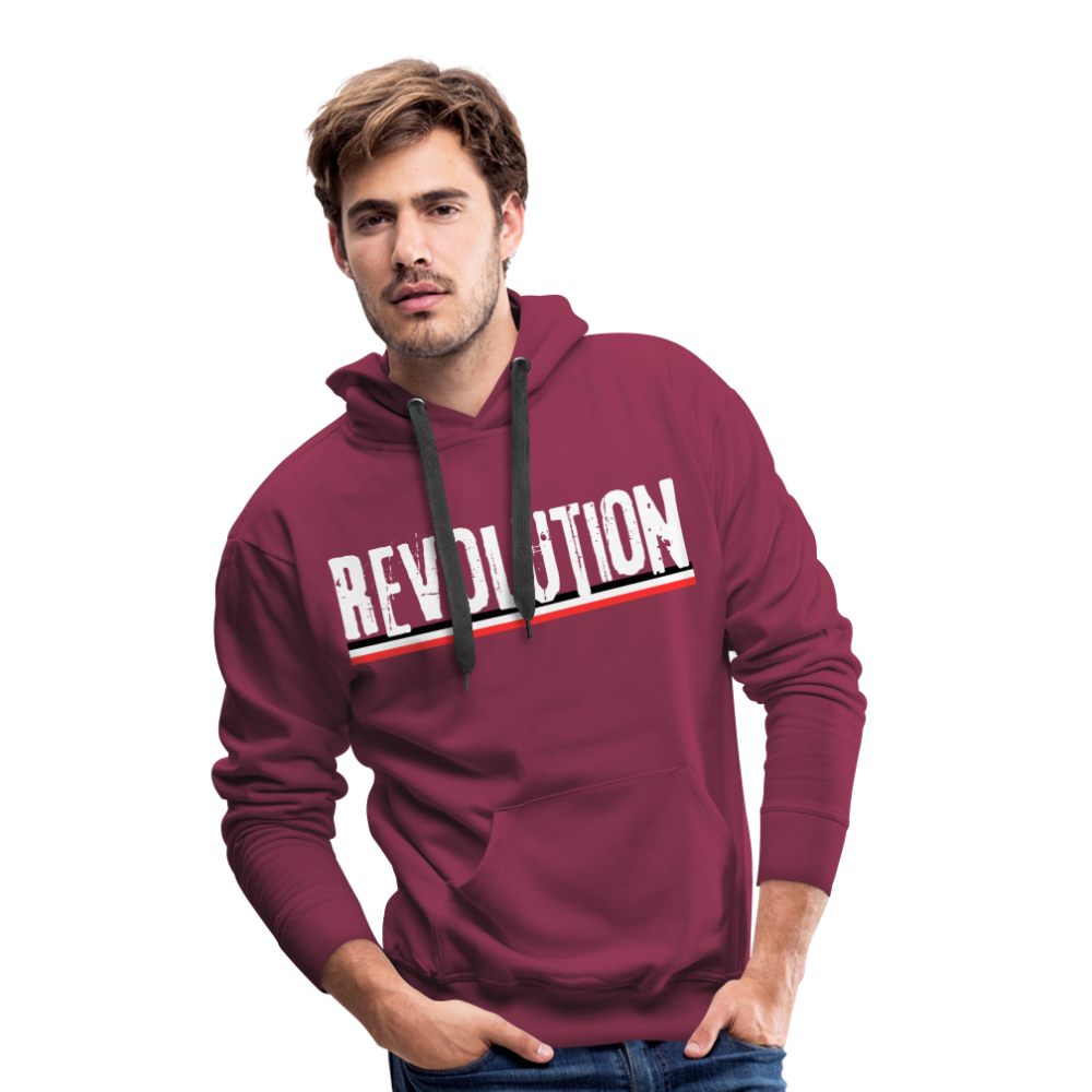 Männer Premium Hoodie Revolution - Bordeaux