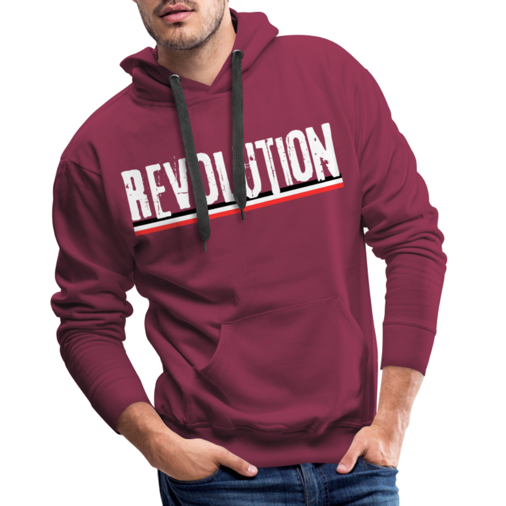 Männer Premium Hoodie Revolution - Bordeaux