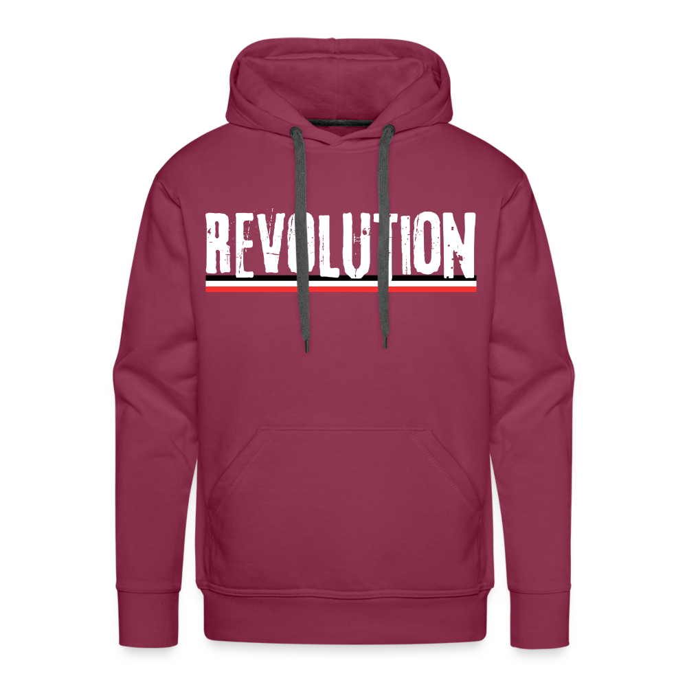 Männer Premium Hoodie Revolution - Bordeaux