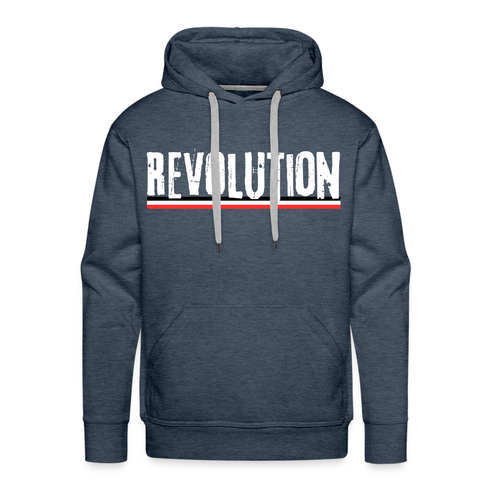 Männer Premium Hoodie Revolution - Jeansblau