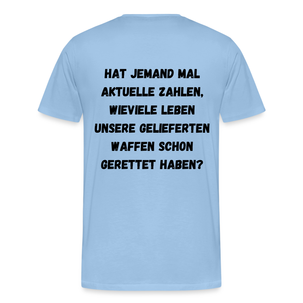 Männer Premium T-Shirt Hat jemand mal die Zahlen? - Sky