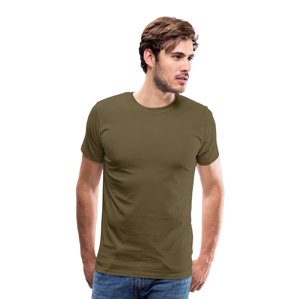 Männer Premium T-Shirt Hat jemand mal die Zahlen? - Khaki