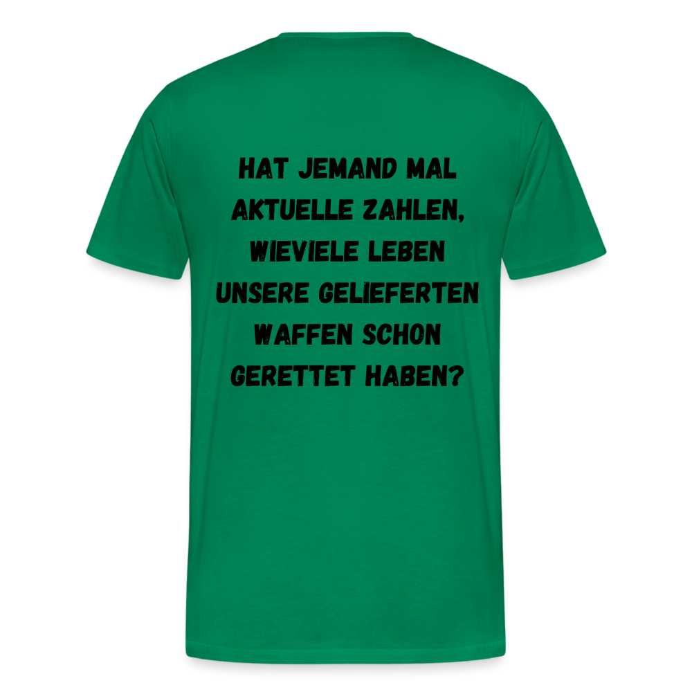 Männer Premium T-Shirt Hat jemand mal die Zahlen? - Kelly Green