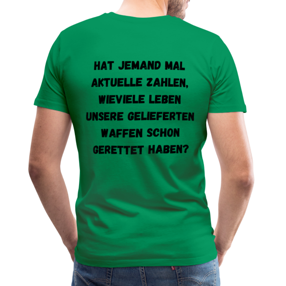 Männer Premium T-Shirt Hat jemand mal die Zahlen? - Kelly Green